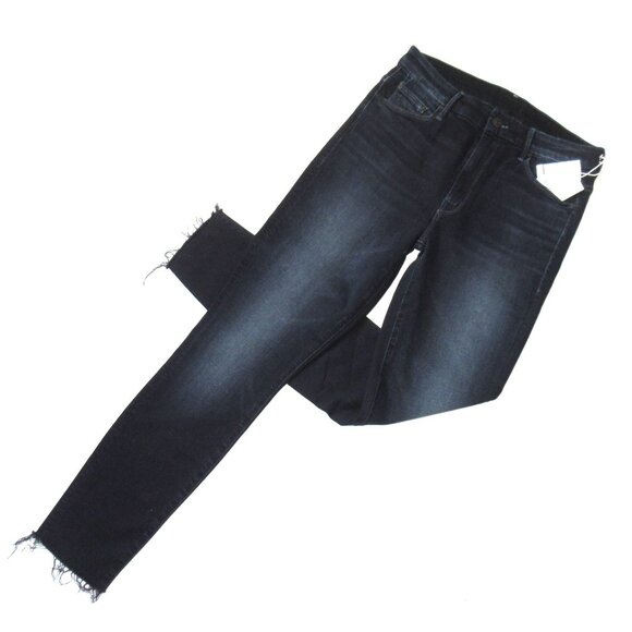 NWT Mother High Waisted Looker Ankle Fray in Last Call Stretch Skinny Jeans 29 - Picture 4 of 10